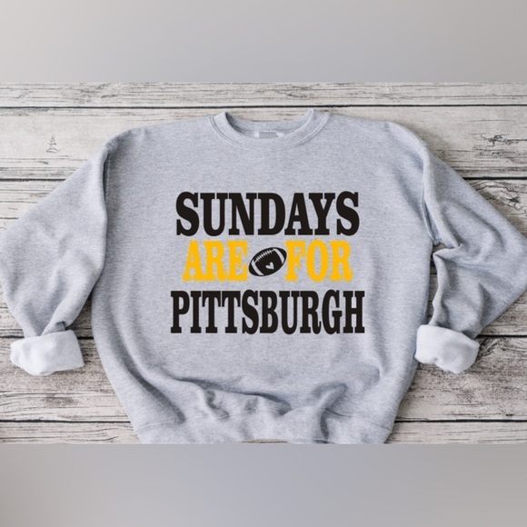 Gildan Tops - Sundays Are For Pittsburgh Crewneck